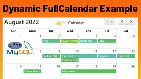 fullcalendar js.